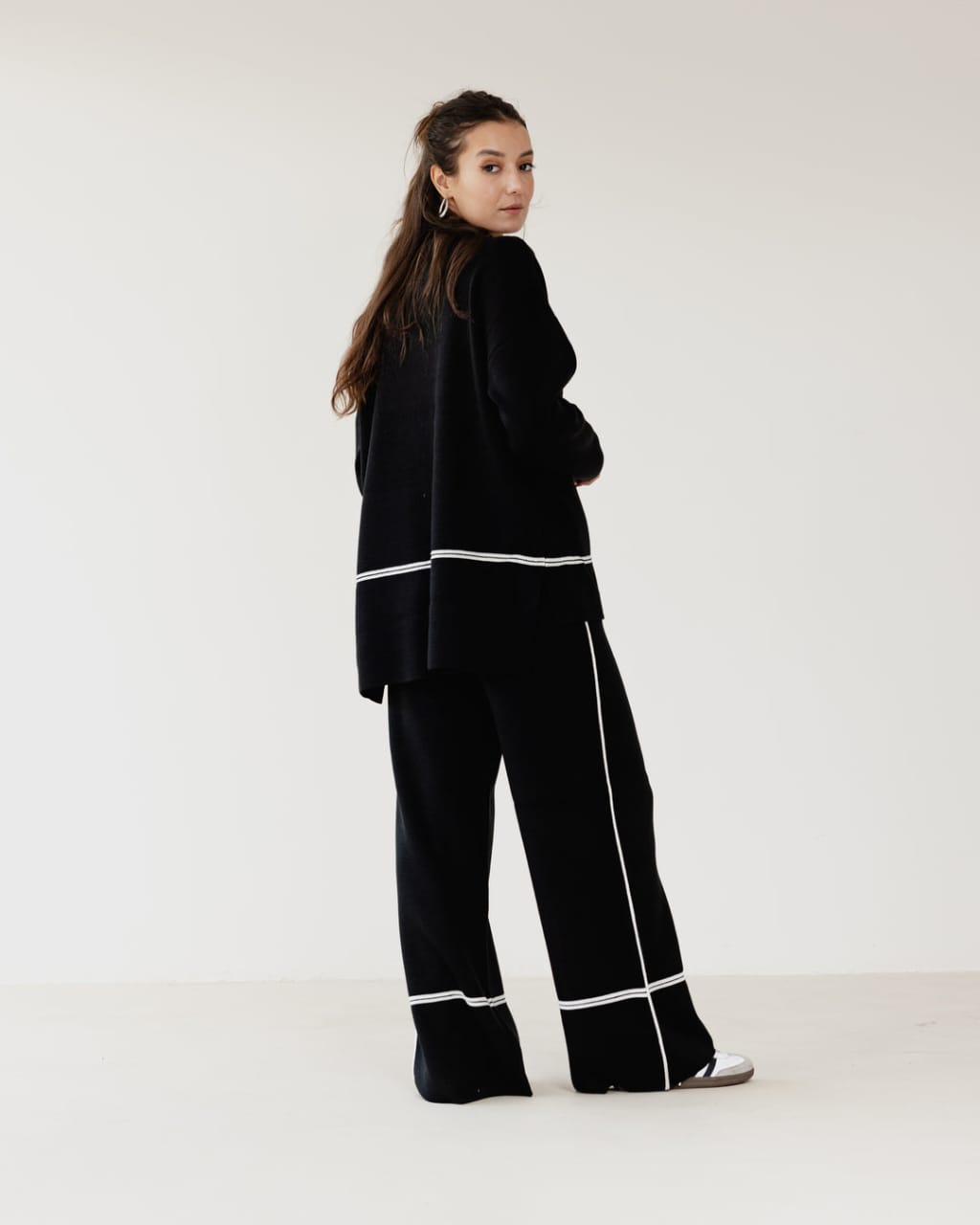 Sweater Knit Set - Black