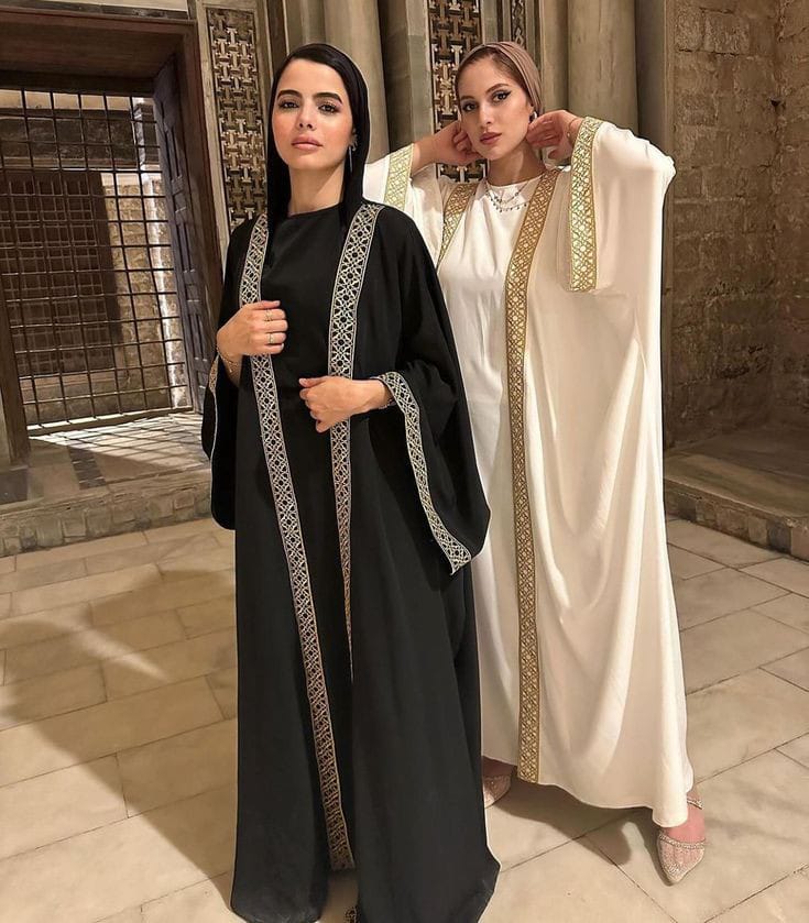 Royal Princess Kaftan White diamond