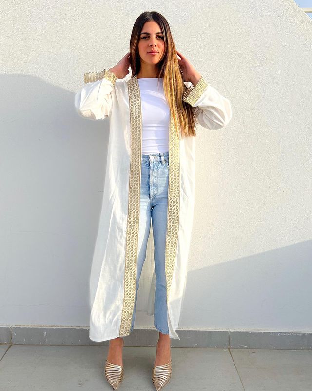 Royal Princess Kaftan White 💎